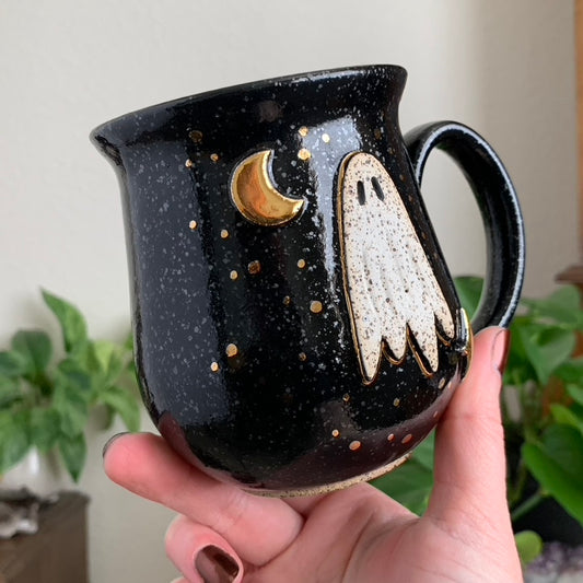 MADE-TO-ORDER • OG Moonlit Ghost Mug • CHOOSE YOUR GLAZE *READ FULL DETAILS*