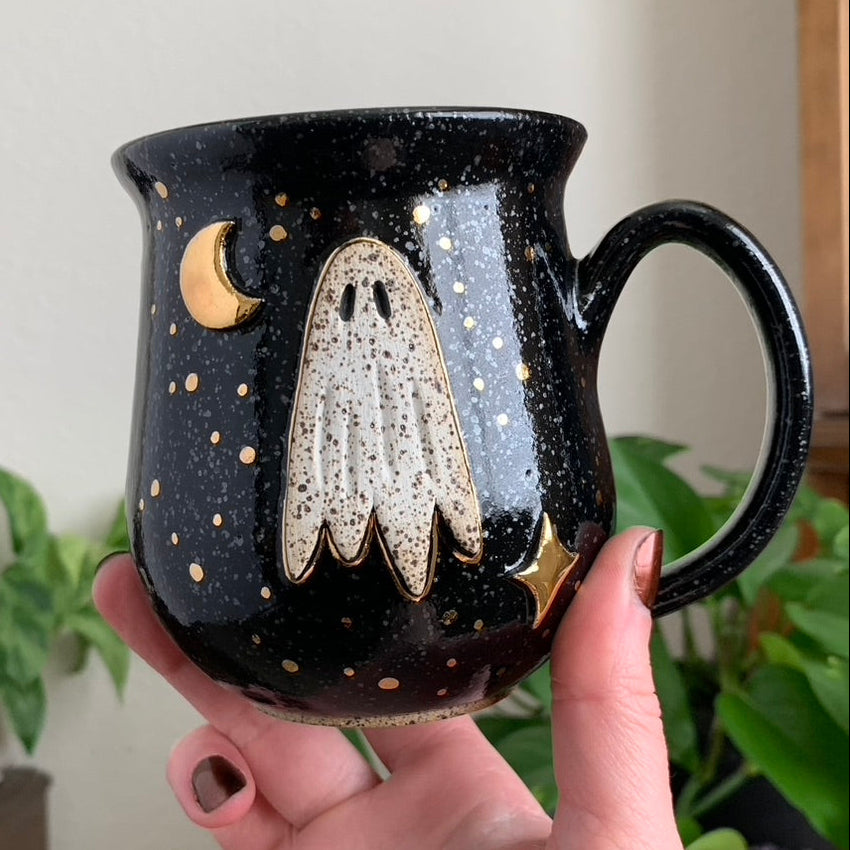 MADE-TO-ORDER • OG Moonlit Ghost Mug • CHOOSE YOUR GLAZE *READ FULL DETAILS*
